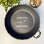 تابه چدنی لبه بلند بزرگ