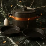 پک قابلمه سنگی + چدن